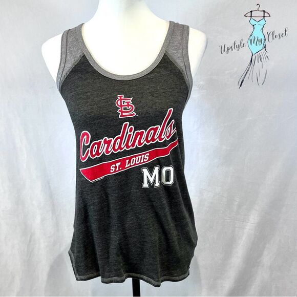 St Louis Cardinals two tone gray graphic tank size small - Picture 1 of 4